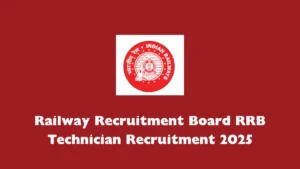 Railway Recruitment Board RRB Technician Recruitment 2025